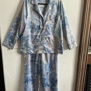 Ralph Lauren size medium multi blue and rose, colored women’s pajama set